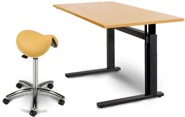 Sitz-Steh-B&uuml;rotisch ergo M1 R