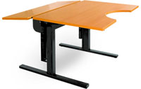 Sitz-Steh-B&uuml;roarbeitstisch ergo M7 R